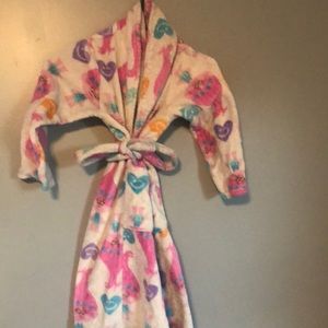 Poppy troll multicolored kids robe